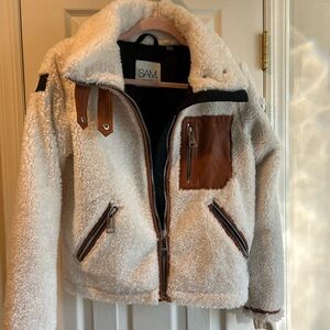 SAM NewYork Shearling Jacket with Black Lining